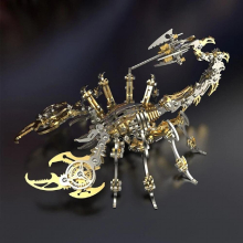 Colorful 3d Metal Scorpion King Toys Assembly Decoration Educational Jigsaw Puzzle Diy Assemble Adult Birthday For Kids