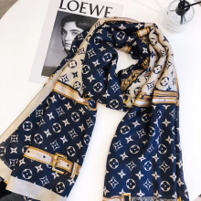 (39) high-grade simulation silk scarf with 180CM long scarf silk mulberry silk scarf shawl sunscreen jacket, women's gifts