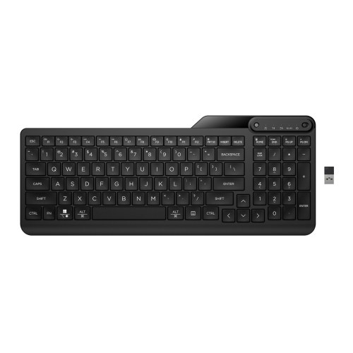 HP HP 475 - Keyboard - dual-mode, multi-device, compact, 2-zone layout, low profile key travel, 12 programmable buttons - w
