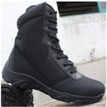 (Black, EU 43 / Women UK 10 / Men UK 9) Mens Desert Army Combat Patrol Boots Tactical Cadet Military Walking Work Shoes