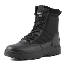 (JL1505-Black, EU 43 / Women UK 10 / Men UK 9) Mens Desert Army Combat Patrol Boots Tactical Cadet Military Walking Work Shoes