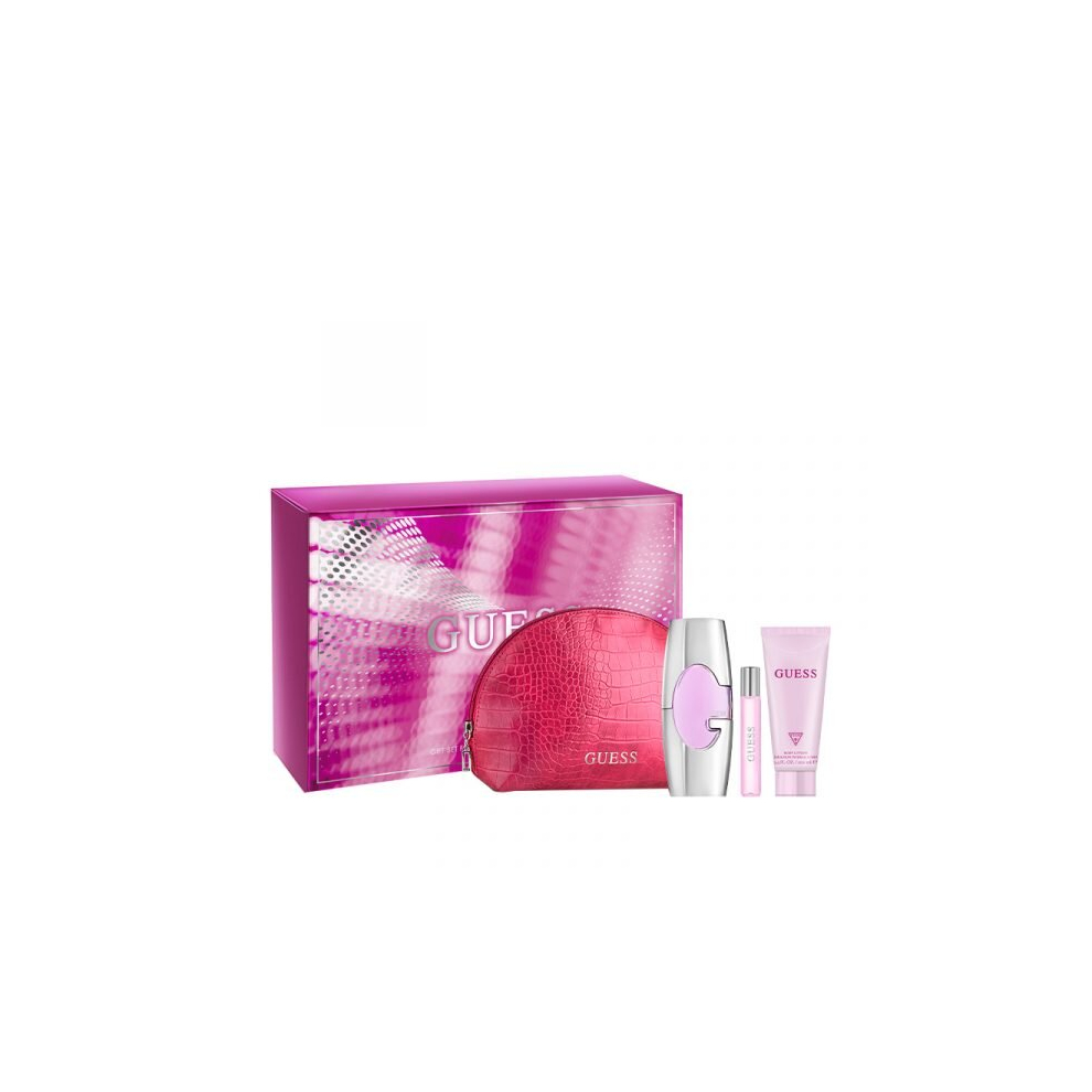 Gift Set Guess 4pc 2.5 edt + Bag for Women