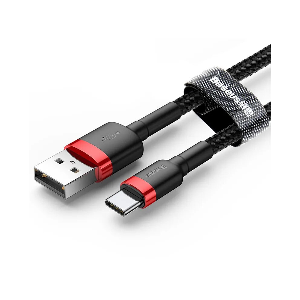 Schwarz Baseus Cafule 2A Usb-Zu-Usb-C-Kabel 3 M (Rot-) - Bild 9