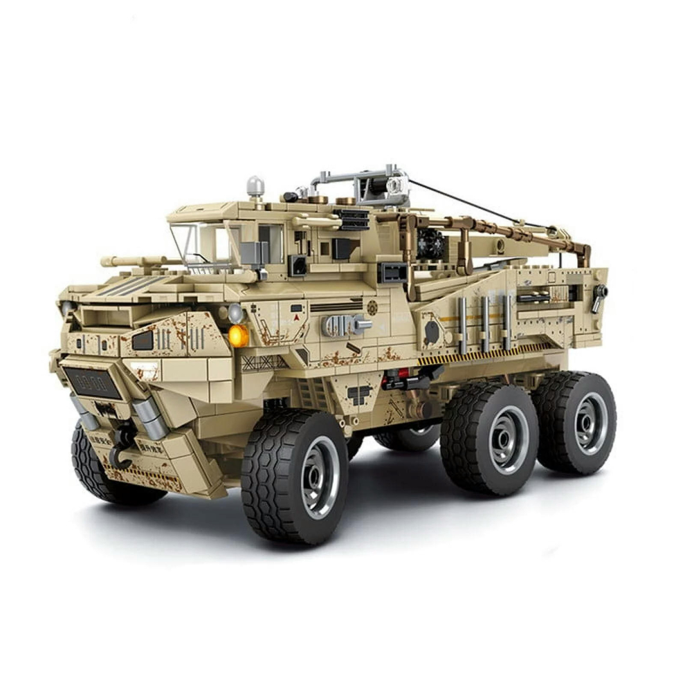 Photos - Construction Toy Building Block Military Truck Set, Battle War Vehicle Car Building Brick Kits Toy for Boys Aged 6-14 MJT4bf03eb90f(1239 pcs)