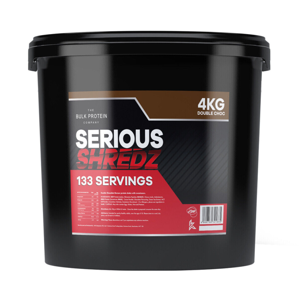 (Salted Caramel) Serious Shredz Diet Whey Protein Powder Shake Fat Loss & Lean Mass Gainer - 4Kg