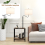 Casart Floor Lamp End Table with Lamp Set Bedside Light W/ USB Charging Ports 6