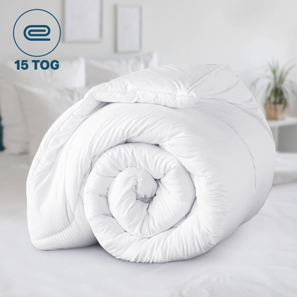 (Single) Down Duvets Quilts 15 Tog Extreme Winter Warm Christmas Bedding