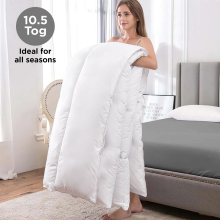 (10.5 Tog, Single) Hotel Quality Duvet Tog Quilt Single Double King