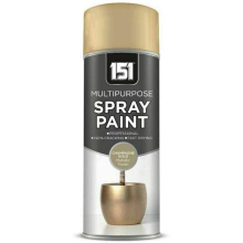 151 Multi Purpose Spray Paint Champagne Gold Metallic Finish 400ml