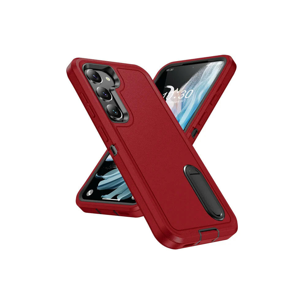 (for Galaxy S22 Plus, Red) Anti-Slip Dual Layer Strong Protective Case for Samsung Galaxy S23 Ultra S24 Plus 5G S22 Ultra A54 A14 A13 A53 A04S Phone C