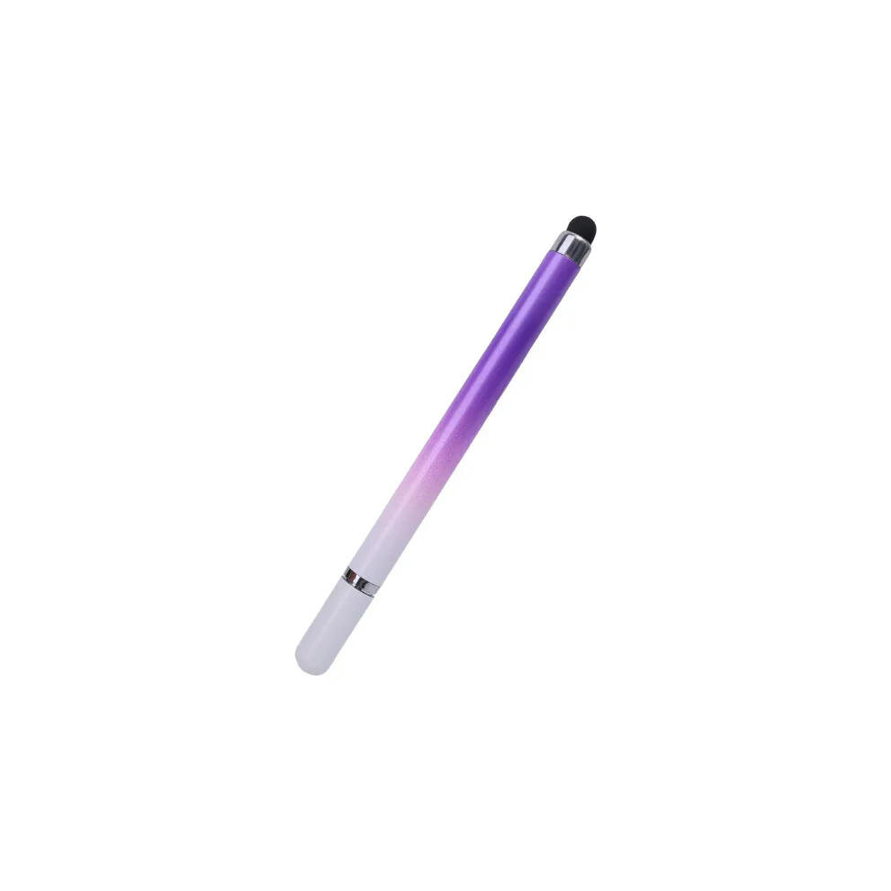 (1 Gradient Purple) 2 In 1 Stylus Pen For Cellphone Tablet Capacitive Touch Pencil For Iphone Samsung Universal Android Phone Drawing Screen Pencil