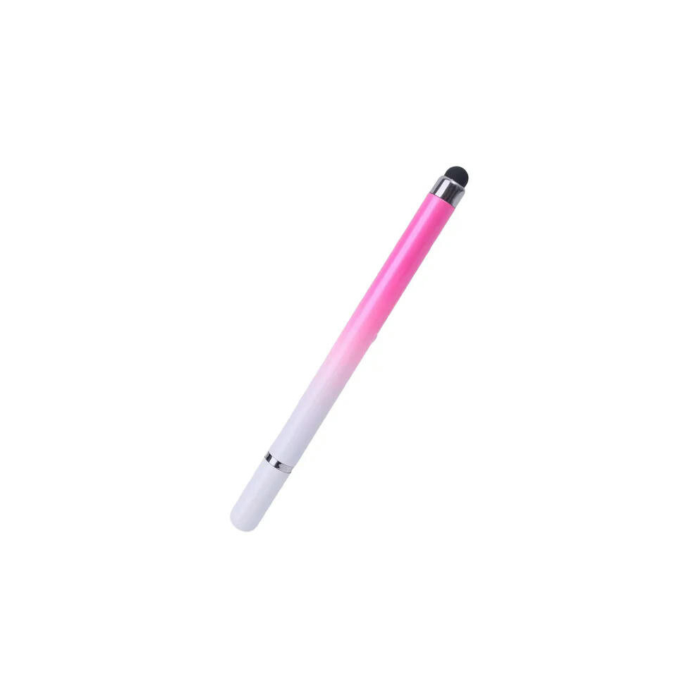 (1 Gradient Pink) 2 In 1 Stylus Pen For Cellphone Tablet Capacitive Touch Pencil For Iphone Samsung Universal Android Phone Drawing Screen Pencil