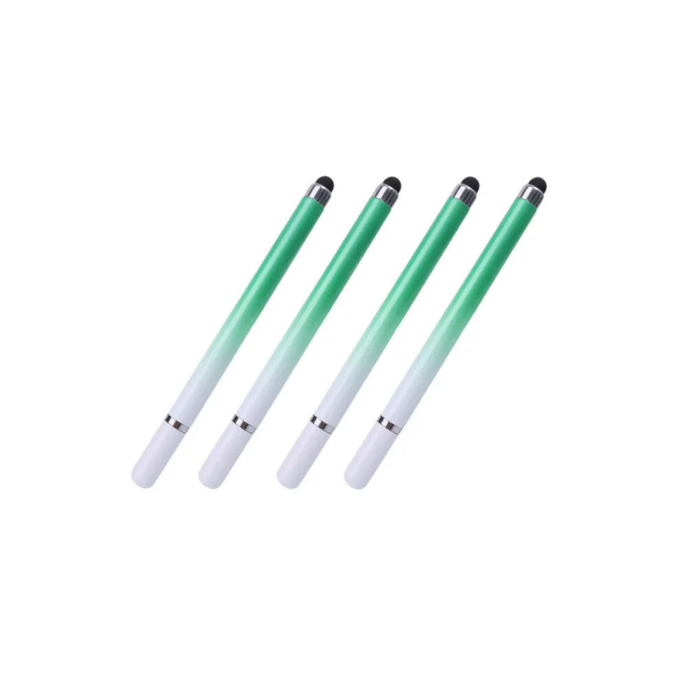 (4 Gradient Green) 2 In 1 Stylus Pen For Cellphone Tablet Capacitive Touch Pencil For Iphone Samsung Universal Android Phone Drawing Screen Pencil