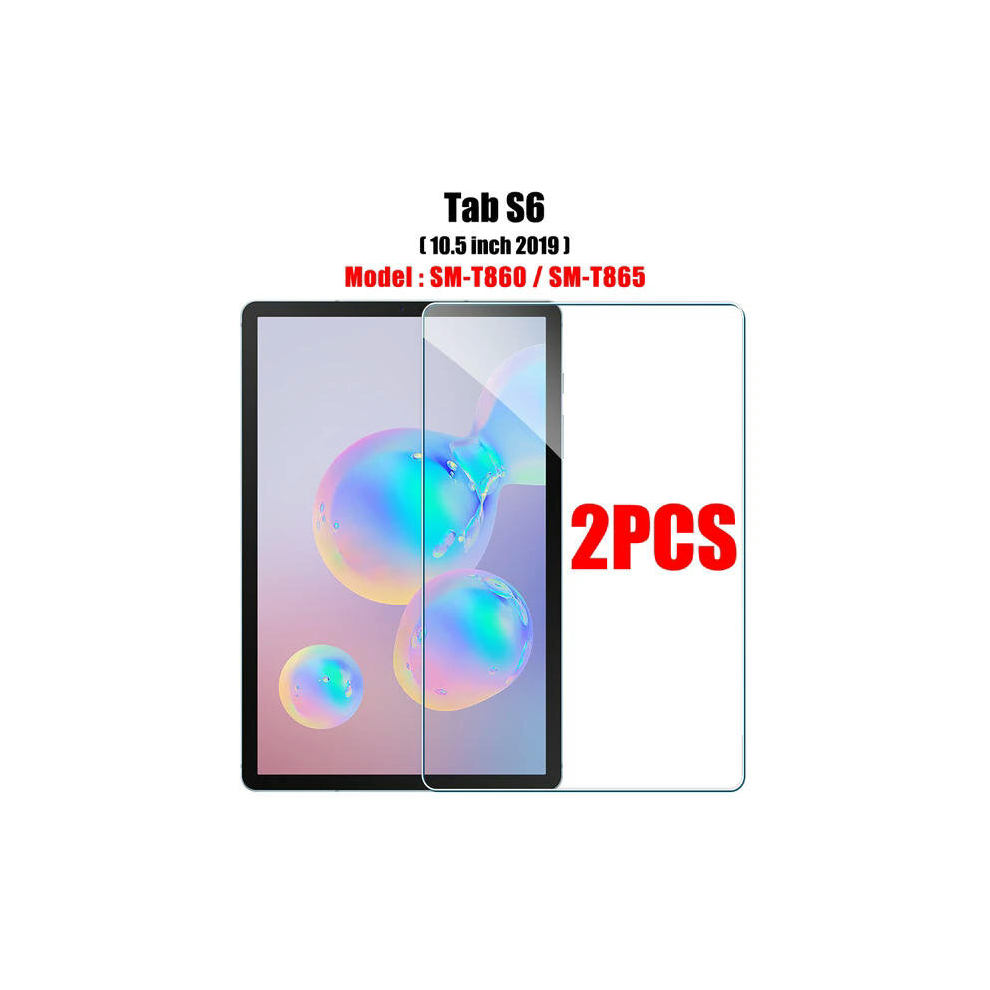 (2pcs Tab S6) 2PCS Tempered Glass Screen Protector for Samsung Galaxy Tab S8 Ultra Plus S6 Lite S7 Fe A7 Lite A8 S9 A9 Tablet Accessories Film