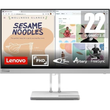 Lenovo L22e-40 22 inch PC Monitor FHD, 1080p, 75Hz, IPS, 4ms, HDMI and VGA