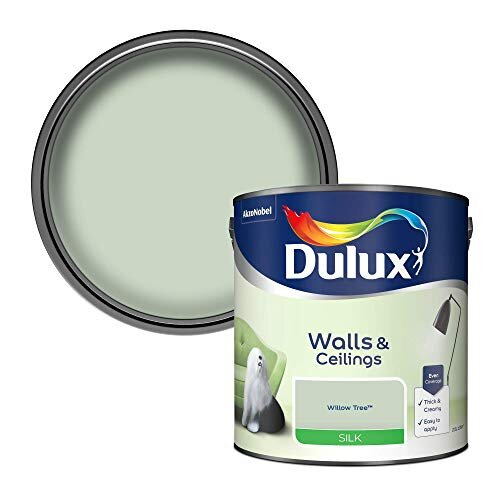 Dulux Dulux 500007 Silk Emulsion Paint For Walls And Ceilings - Willow Tree 2.5L