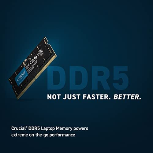 Crucial CRUCIAL 32GB DDR5 5600MHz (oder 5200MHz oder 4800MHz) RAM-Speicher für Computer 1