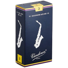 Vandoren SR213 Alto Sax Traditional Reeds Strength 3; 10-es doboz