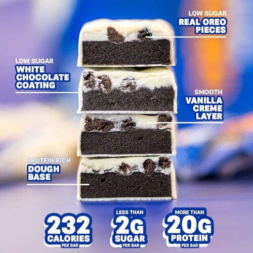 Grenade Grenade High Protein, Low Sugar Bar - Oreo White, 12 x 60 g 2