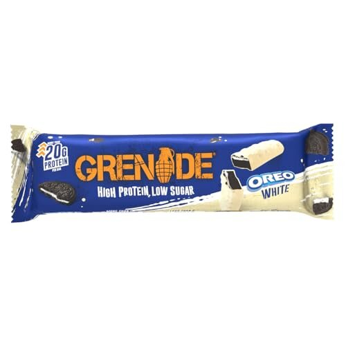 Grenade Grenade High Protein, Low Sugar Bar - Oreo White, 12 x 60 g 1