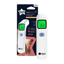 Tommee Tippee NoTouch Infrared Forehead Digital Thermometer, Essentials for Newborn Baby, 1 Second Instant Readings in C or F, 0m