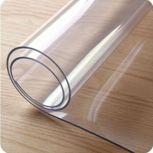 (50X100Cm/19.7"X39") 2Mm Thick Clear Transparent Vinyl PVC Tablecloth Table Protector Plastic Cover