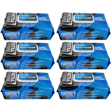 (6 X Packs) Ultragrime Pro Multiuse Industrial Strength Wet Wipes XXL+ in Packs of 100