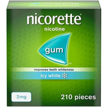 4 X Nicorette Nicotine 2Mg Sugar Free Icy White Gum -210 Pieces.840 Gums 2024/25