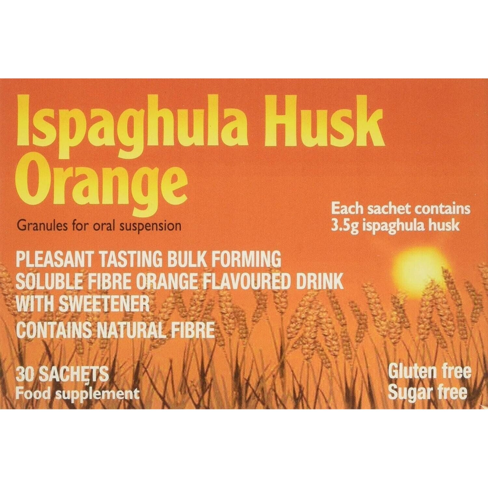 Ispaghula Husk Orange Granules Sachets, 30 Sachets