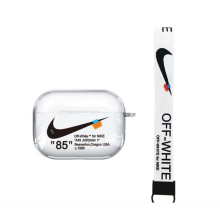 (Transparent, For Apple Airpods Pro) Off White Nike Airpods Case For Apple AirPods1/2 Pro/3 Exercise Cover Fitness