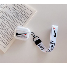 (Transparent, For Apple AirPods 3) Off White Nike Airpods Case For Apple AirPods1/2 Pro/3 Exercise Cover Fitness