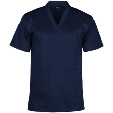 (Navy, XS) Medical TOP & TROUSER SCRUB SET 100% Cotton scrubs