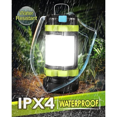 Powerful performance flashlight garden and camping searchlight 6 power options 2