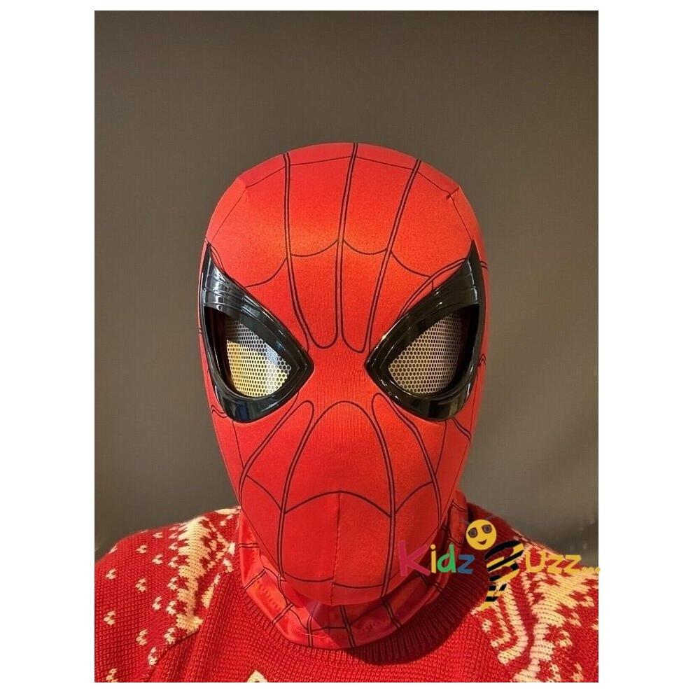 Spiderman Mask Helmet Eye Closing Chin Control - 2023 Model