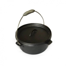 Texas Club Dutch Oven cast iron pot with lid, 3.9 l.