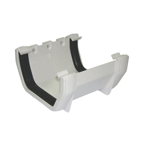 FloPlast RUS1 Square Line Gutter Union Bracket White, 114mm