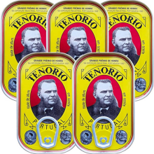 5 x Portugal Tuna Fish Fillet in Olive Oil Tenorio Portuguese 120g 4,23 oz