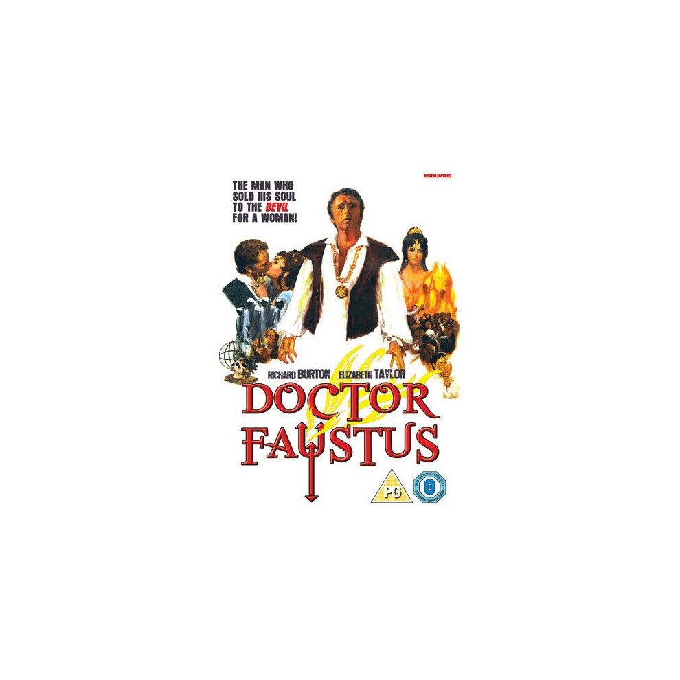 Doctor Faustus DVD (2018) Richard Burton Cert PG