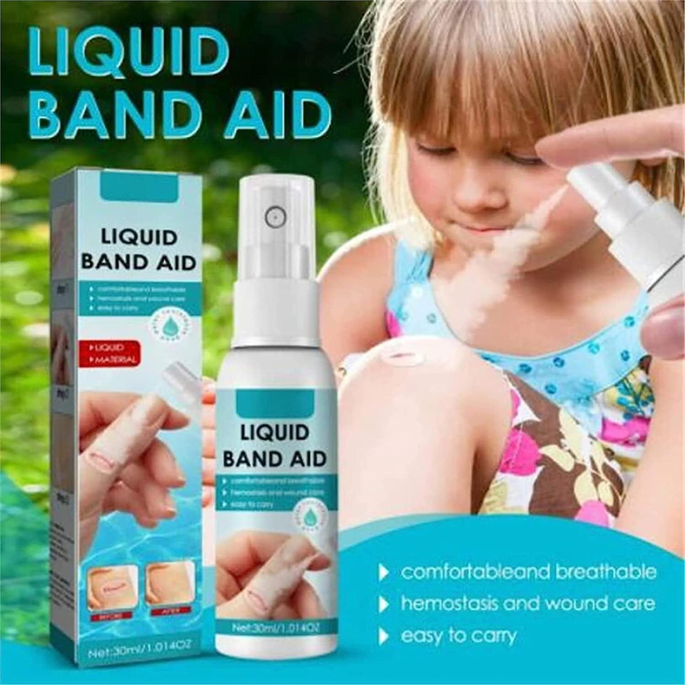 (1PCS) Liquid Bandage Spray Liquid Skin Bandage Bandaids Waterproof Liquid Bandage Liquid Bandage For Cracked Fingertips Aid Quick-dry Wounds Care