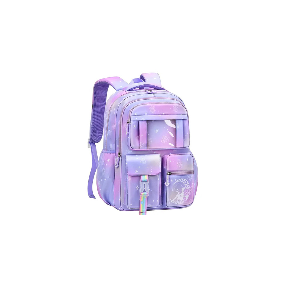 (Purple) Girls School Backpack Kids for Primary School Bag