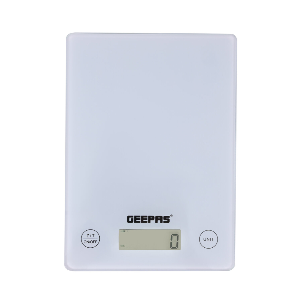 Geepas High Precision Kitchen Weighing Scale LCD Display 11lb/5kg