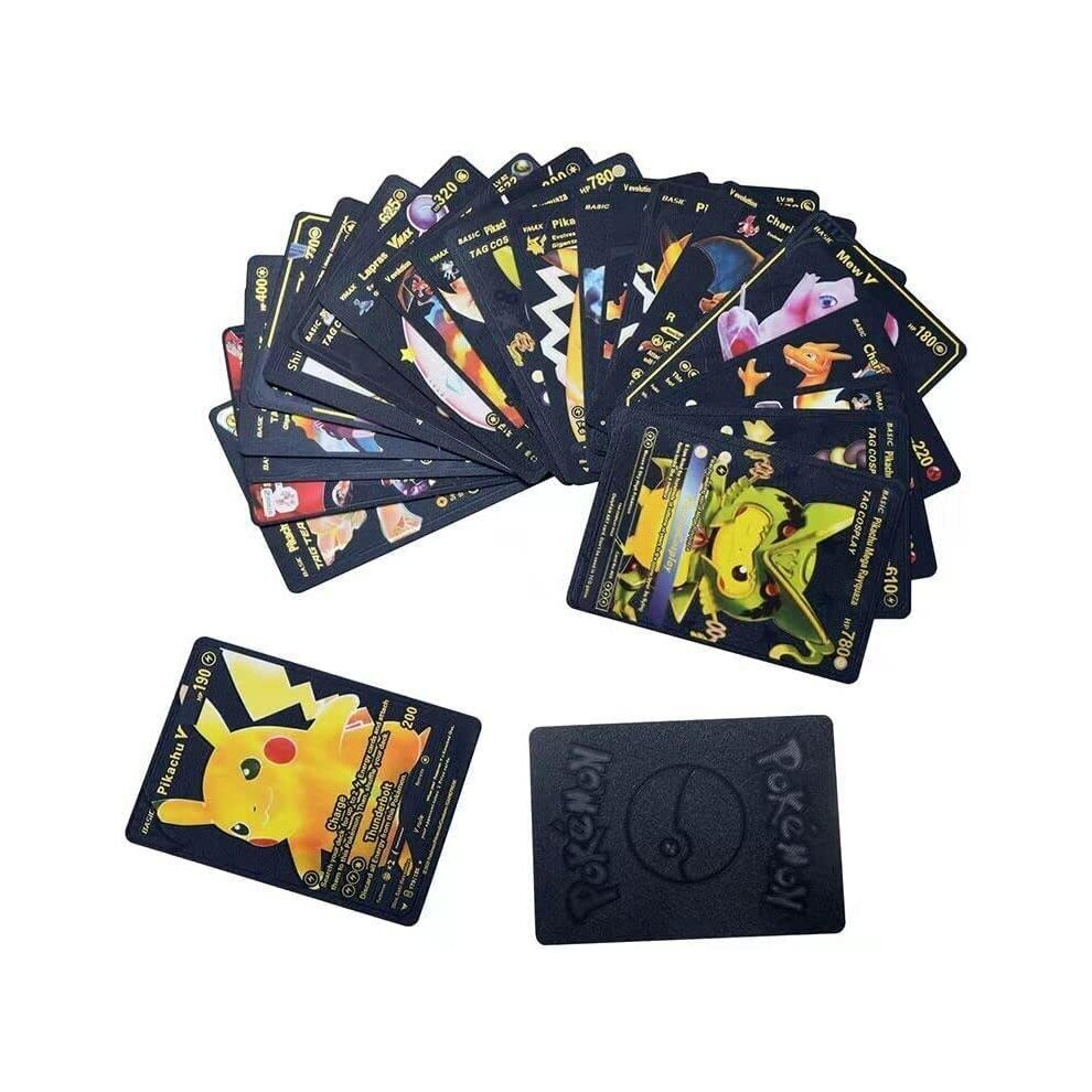 (Black) Pokemon Card Battle Trainer Collection Cards Toys