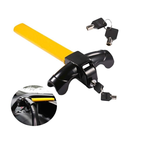 UNIVERSAL Heavy Duty Steering Wheel Lock Anti Theft Rotary Security Safe Van Car