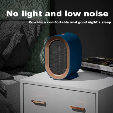 Desktop Mini 1200W PTC Ceramic Fan Heater with UK Plug - Auto Shut-Off, Quiet 36dB, Portable Space Heater