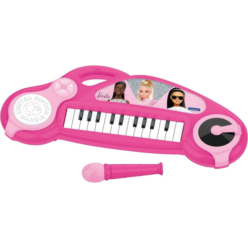 Piano eletrônico infantil Barbie com efeitos de luz e microfone - 24 teclas 1