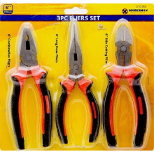 6'' inch HEAVY DUTY 150mm COMBINATION LONG NOSE SIDE CUTTER PLIERS SET DIY 3 pcs