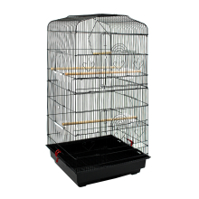 (Black) Large Metal Bird Cage Budgie Canary Parakeet Cockatiel Finch Lovebird Tall Cages