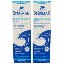 2 X Sterimar Breathe Easy Daily Nasal Hygiene Isotonic Solution Spray - 100ml