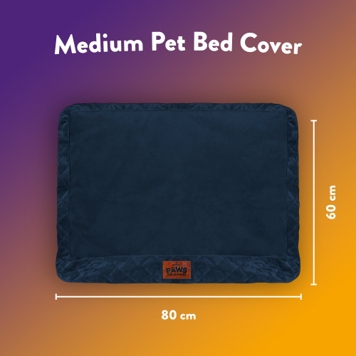 Slumberdown (Navy, Medium) Slumberdown Paws for Slumber Pet Bed Cover 2