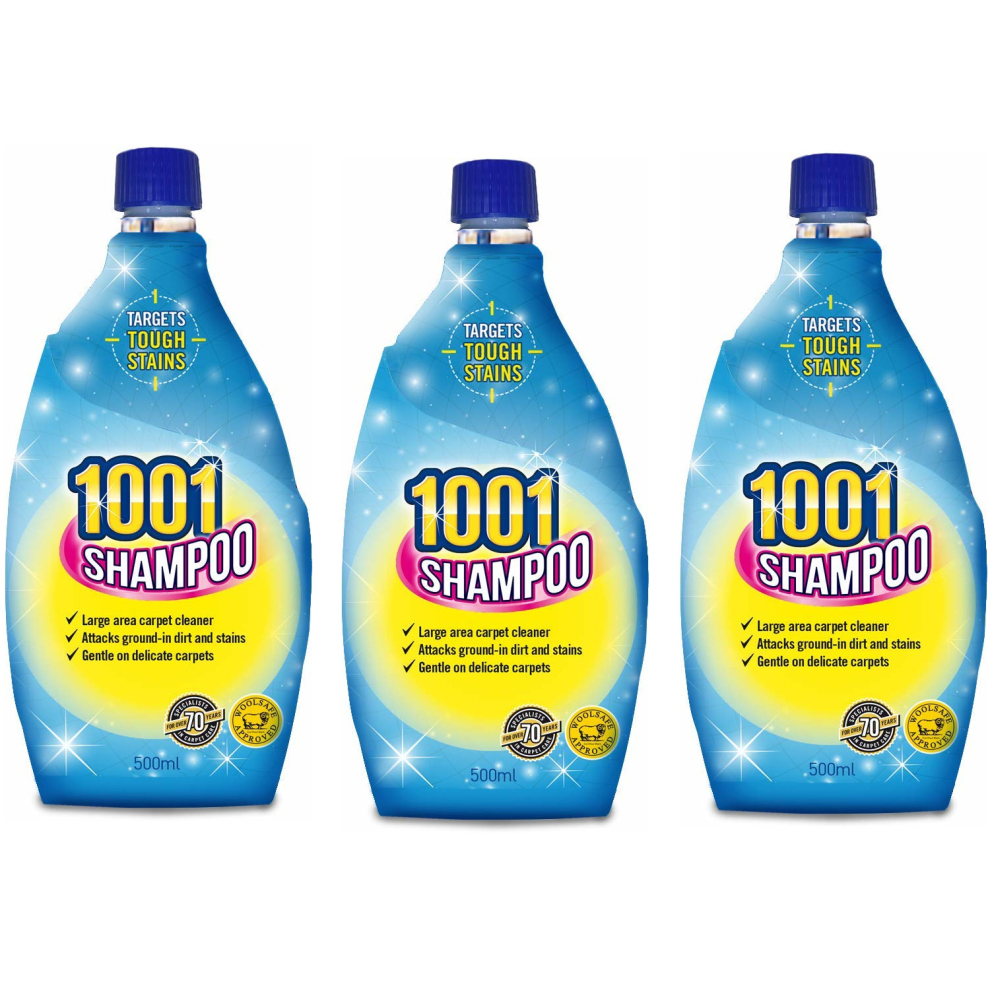1001 carpet Shampoo 500ml (Pack of 3)
